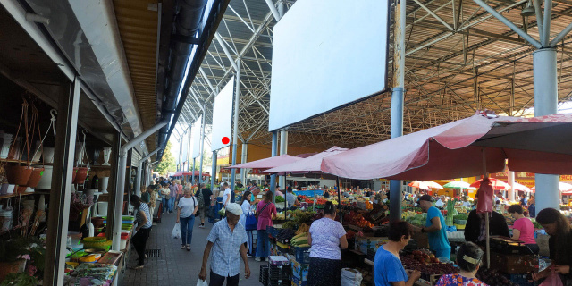 Щит 6x3,  Соборна вул.11 (центр. продринок, №4, зовн)