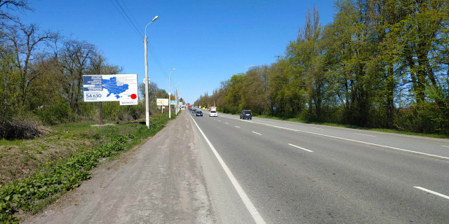 Щит 6x3,  Вінницьке шосе (фірма РОМА, дачний масив, М12) в'їзд з Вінниці, Київа