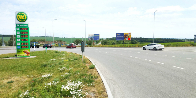 Щит 6x3,  В'їзд з Чернівців (коло, азс WOG, азс ANP, №4, H03-M12)