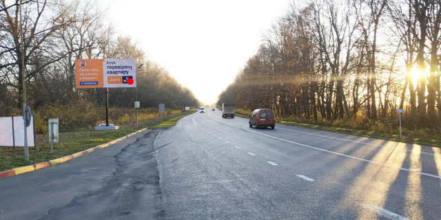 Щит 6x3,  Виїзд на Чернівці (азс Shell, H03)