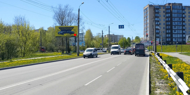 Щит 6x3,  Мирного вул. - Озерна вул. (перехрестя)