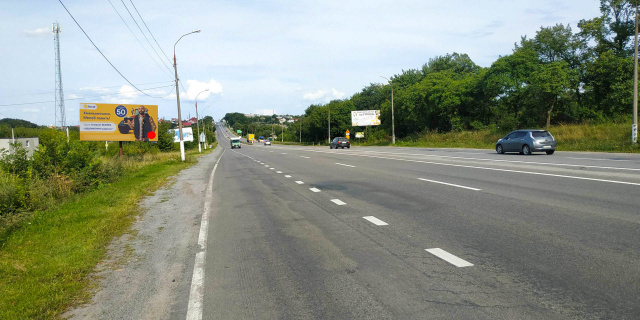 Щит 6x3,  В'їзд зі Львова (поворот на Шаровечку, М12) №2