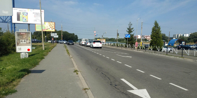 Сітілайт 1.2x1.8,  Бандери вул. 2а (біля трц Оазис) №1