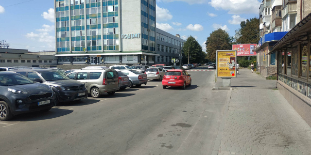 Сітілайт 1.2x1.8,  Проскурівська вул. 107 (біля ж/д вокзалу, кафе Мрія) №1