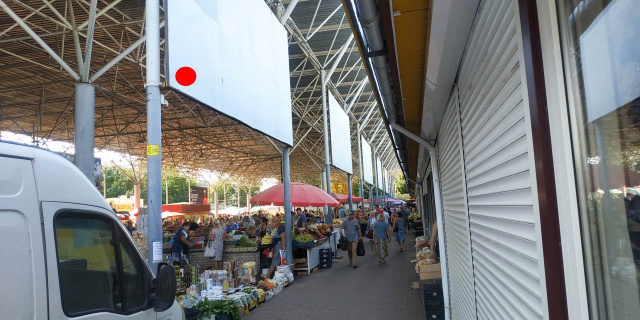 Щит 6x3,  Соборна вул.11 (центр. продринок, №1, зовн)