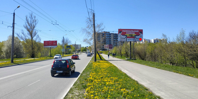 Щит 6x3,  Мирного вул. (біля озера №1)