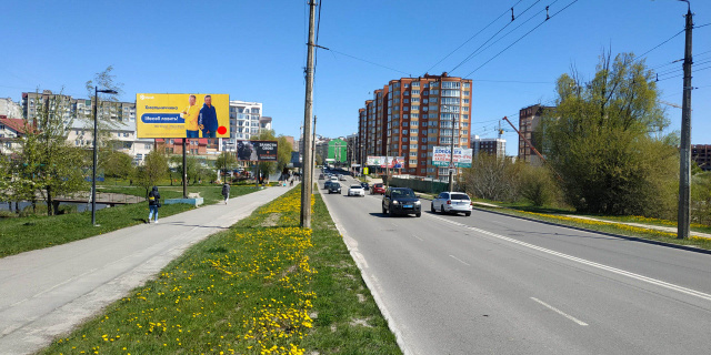 Щит 6x3,  Мирного вул. (біля озера №2)