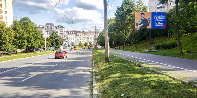 Щит 6x3,  Мирного вул. 27 (навпроти трц Агора)