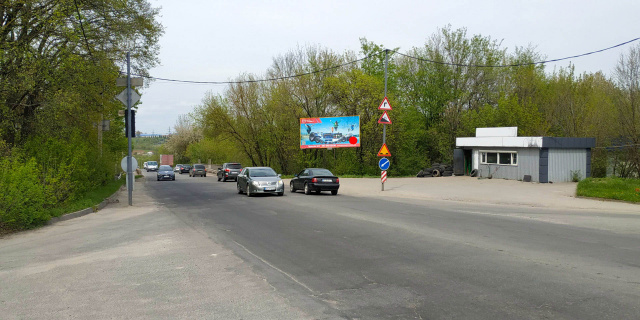 Щит 6x3,  Західно-окружна вул. - Геологів вул. (поворот на Речовий ринок)