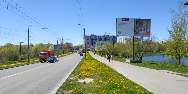 Щит 6x3,  Мирного вул. (біля озера №2)