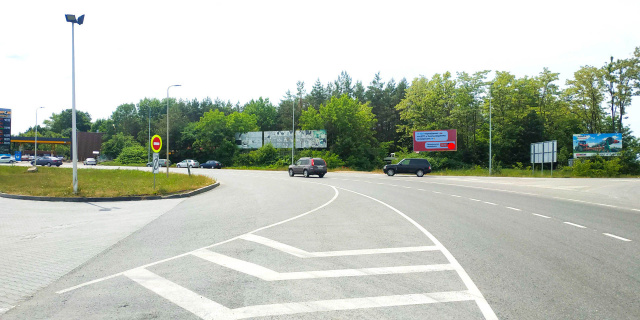 Щит 6x3,  В'їзд з Чернівців (коло, азс БРСМ, №2, H03-M12)