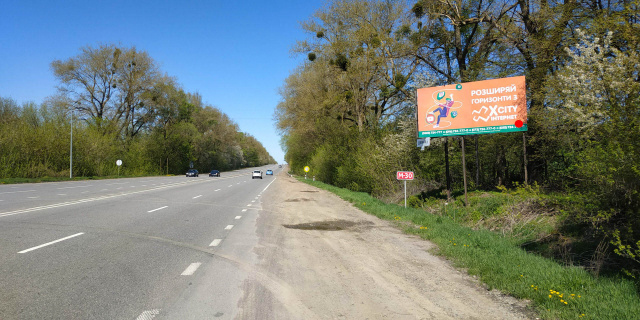 Щит 6x3,  Вінницьке шосе (навпроти азс ANP, М12) в'їзд з Вінниці, Київа